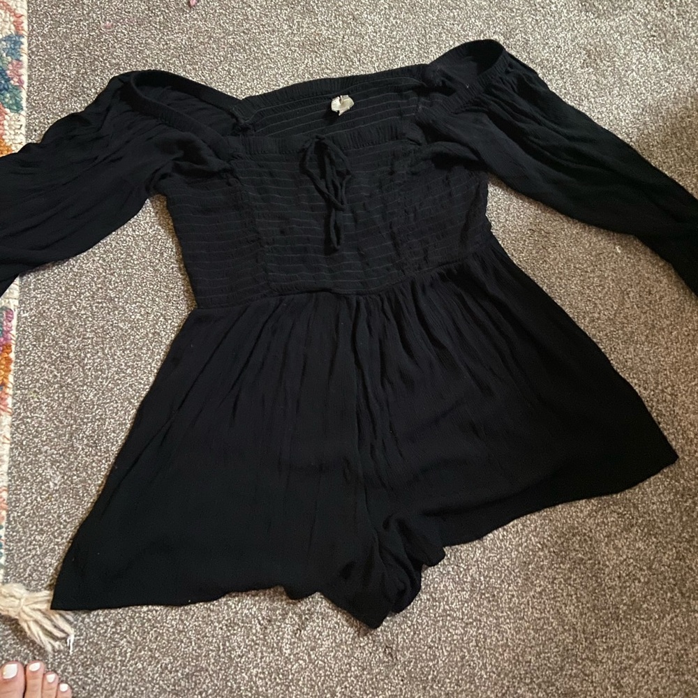 Long sleeve plus romper